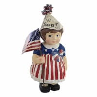 Patriotic Betsy Large Paper Mache Paper Mache Flag July 4Th Tj6222