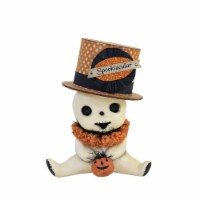 Halloween Spooktacular Skelly Polyresin Ghost Pumpkin Trick Or Treat Ma8820