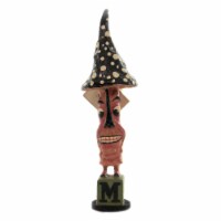 Halloween Shroom Figurine Polyresin Mushroom Face Hh9217