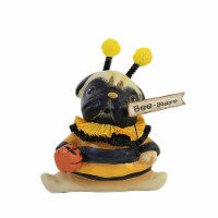 Halloween Bee-Ware-Pup Polyresin Dog Trick Or Treat Pumpkin Ma9179