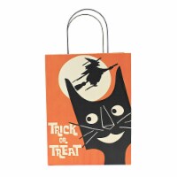 Halloween Halloween Tin Treat Bag Metal Witch Moon Black Cat Tf0137