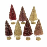 Valentine's Day Valentine Mini Bottle Brush Tre Plastic Set/7 Glittered Lc1533