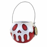 Halloween Red Apple W/White Poison Bucket Polyresin Charmed Confections La1388