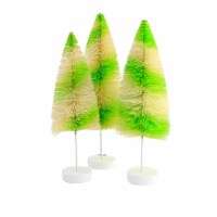 Halloween Lime Stripes Delight Sisal Bottle Brush Trees Lc1633