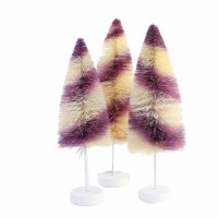 Halloween Purple Stripes Delights Sisal Bottle Brush Trees Lc1634
