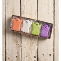 Holiday Ornament Ghost Peep Ornaments Polyresin Sugary Glittered Pe1111