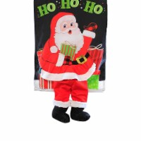 Home & Garden Jolly Santa Garden Kickin Flag Fabric Christmas Present 169350Mbl