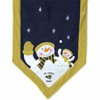 St. Louis Rams Table Runner 72x15 Snowman Throwback