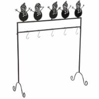 Christmas Snowman Stocking Holder Stand Home Decor Displayer Holiday 3Shm005