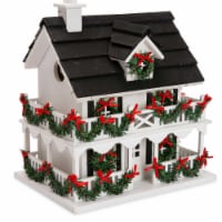 Home & Garden Colonial Cottage Birdhouse Wood Christmas Led Lighted Phe900