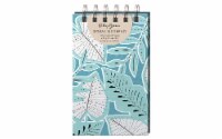 Punch Studio Spiral Bound Note PadArboretumBluLeav