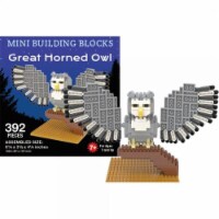 Impact Photographics IMP47395 Great Horned Owl Mini Building Set - 392 Piece