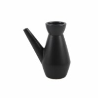 Flora Bunda CTC1786E-MTBK 7' Ceramic Watering Can, Matte Black