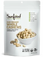 Sunfood Raw Organic Whole Cashews