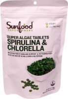 Sunfood Spirulina & Chlorella Super Algae Tablets