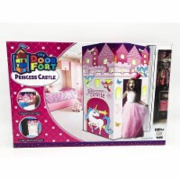 Princess Castle Doorway Fort Attach to Door Play Tent Easy Set-Up Cortex Toys