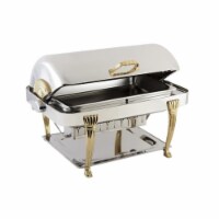 Bon Chef 12040 2 gal Dripless Rectangular Aurora with Brass Trim