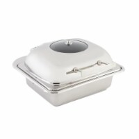 Bon Chef 20301 Square Induction Chafer with Glass Lid Food Pan