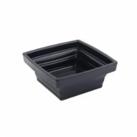 Bon Chef 53109BLACK 5.25 x 5.25 x 2.25 in. Americana Square 1 quart Bowl, Black