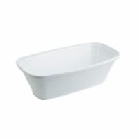 Bon Chef 53301WHITE 10.25 x 19 x 6 in. Dynasty Square Bowl, White