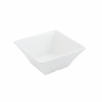 Bon Chef 53500WHITE 8 x 8 x 4 in. Melamine Square 1.62 quart Bowl, White - 52 oz