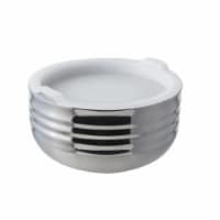Bon Chef 9317 6.37 in. dia. Cold Wave Bowl & Stacking Cover, 1 quart