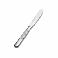 Bon Chef S3612 9.21 in. Apollo Solid Handle Euro Dinner Knife, Pack of 12