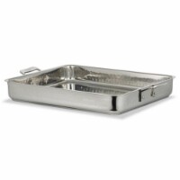 Bon Chef 60012CLDHF 14.62 x 12 x 2.25 in. Cucina Large Square Pan Hammer, 5 quart