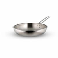 Bon Chef 60309-2ToneSS 11.75 x 2.37 x 7.5 Country French Two Tone Stainless Steel Saute 3 qua