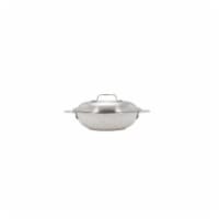 Bon Chef 60011DESERT 10 in. Hotstone Desert Cucina Braiser Pan with Lid - Induction Bottom