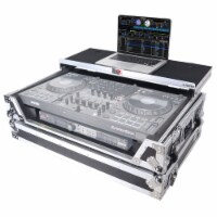Case For Pioneer DDJ-FLX10 DJ Controller with Laptop Shelf 1U Rack Space and Wheels