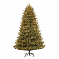 Puleo International 6.5 Foot Dans Mountain Fir Prelit Full Christmas Tree