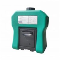 Justrite 400-16GFEW 16 gal Gravity Fed Eyewash Station & Hughes Portable with Self-Contained