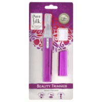 Pure Silk Micro Trimer Battery by Barbasol for Women - 2 Pc Beuty Trimer, Eyebrow Trimmer