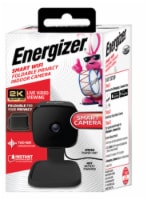 Energizer® Smart Wi-Fi 2K Indoor Foldable Privacy Camera - Black Perspective: Main