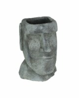 Easter Island Ahu Akivi Moai Concrete Planter Plant Pot 9 Inches High