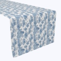 Table Runner, 100% Polyester, 14x108", Chinoiserie Design