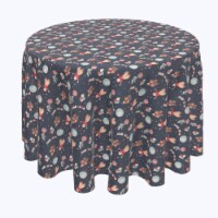 Round Tablecloth, 100% Polyester, 108" Round, Circus Toss