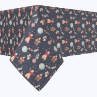 Square Tablecloth, 100% Polyester, 90x90", Circus Toss