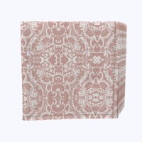 Napkin Set, 100% Polyester, Set of 12, 18x18", Crochet Lace