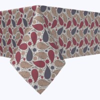 Rectangular Tablecloth, 100% Polyester, 60x104", Oriental Batik