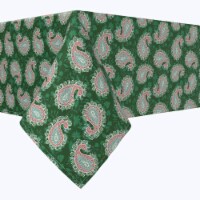 Square Tablecloth, 100% Polyester, 84x84", Oriental Paisley