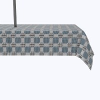 Water Repellent, Outdoor, 100% Polyester, 60x120", Retro Houndstooth