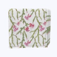Napkin Set, 100% Polyester, Set of 4, 18x18 , Schlumberger Cactus