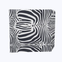 Napkin Set, 100% Polyester, Set of 4, 18x18 , Zebra Skin