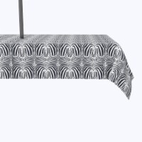Water Repellent, Outdoor, 100% Polyester, 60x104", Zebra Skin