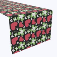 Table Runner, 100% Polyester, 14x108", Heart Meets Clover