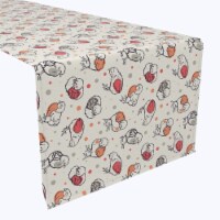 Table Runner, 100% Polyester, 14x108", Curious Chickies