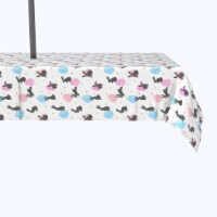 Water Repellent, Outdoor, 100% Polyester, 60x120", Energizer Bunnies and Eggs