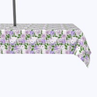 Water Repellent, Outdoor, 100% Polyester, 60x120", Grandma Bunny Floral